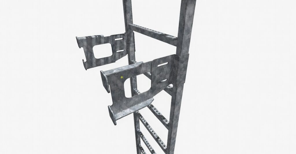 drabina pionowa wsporniki średnie